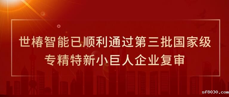 世界杯现场直播平台智能已顺利通过第三批国家级专精特新小巨人企业复审 世界杯现场直播平台智能已顺利通过第三批国家级专精特新小巨人企业复审