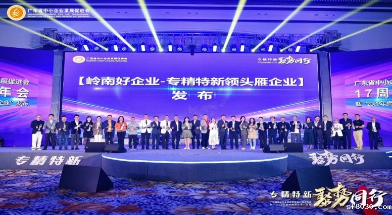 世界杯现场直播平台智能荣获“2022年度岭南好企业-专精特新领头雁企业”称号